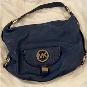 Michael Kors baby blue hobo purse